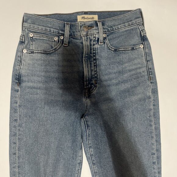 Sz 24 Madewell The Perfect Vintage Straight Jean in Kingsbury Wash - Picture 3 of 11